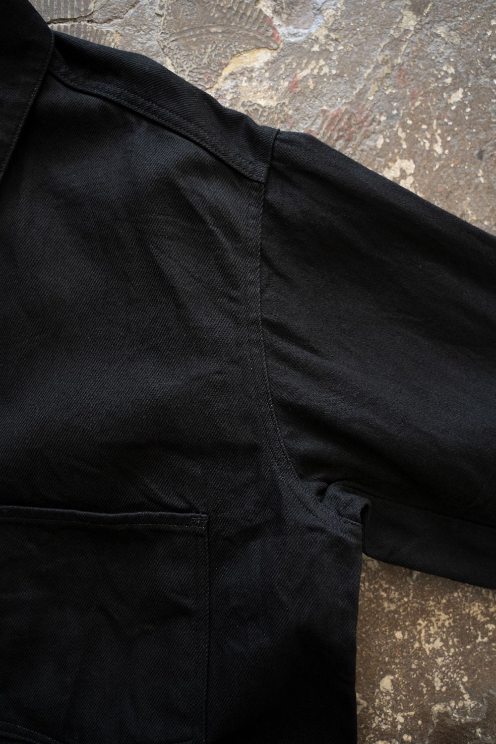 【25AW】12ozデニムブルゾン(BLACK)