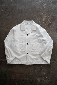 【26SS】11.5ozデニムブルゾン(ASH WHITE)