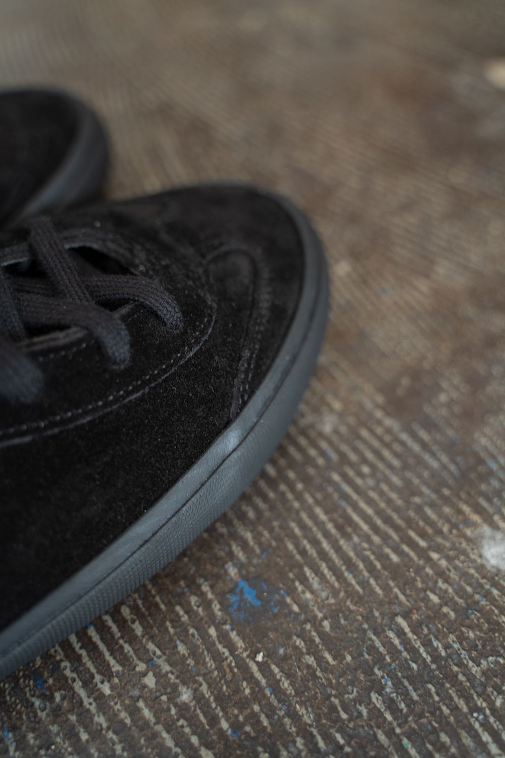 【25AW】REPRODUCTION OF FOUND×STILL BY HANDスウェードスニーカー(BLACK)