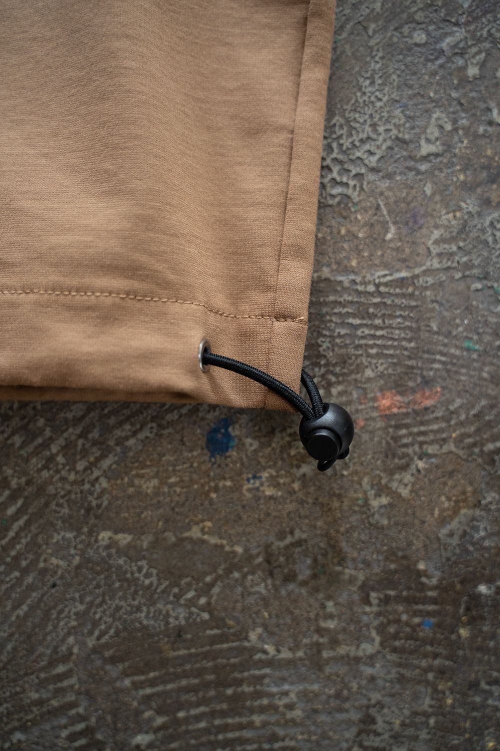 【ラスト1点】【24SS】Short Sleeve Draw Code Pull Over(CAMEL)