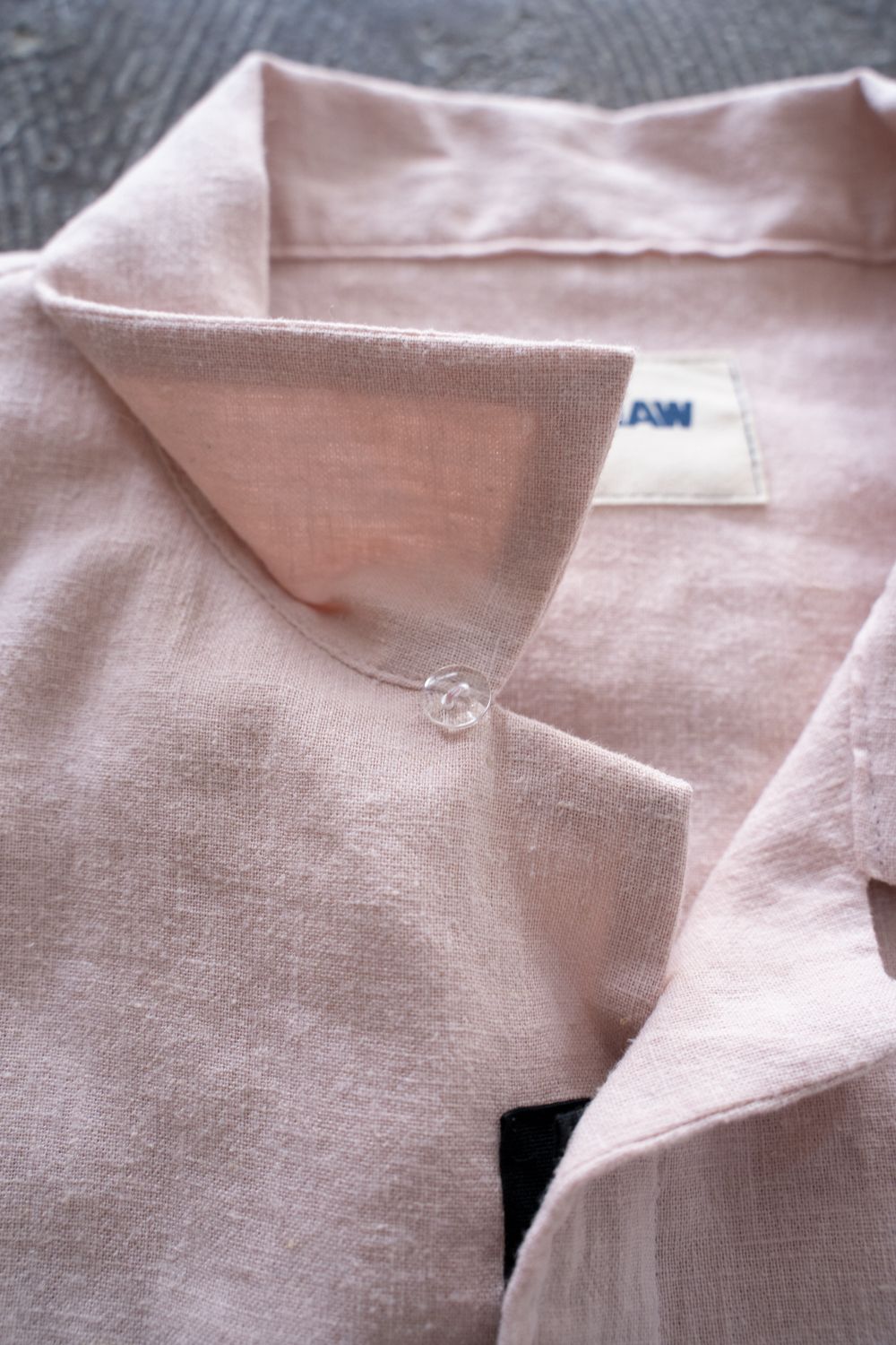 【26SS】"joint(short)"pajama【オールインワン】(washed cotton hemp PINK)