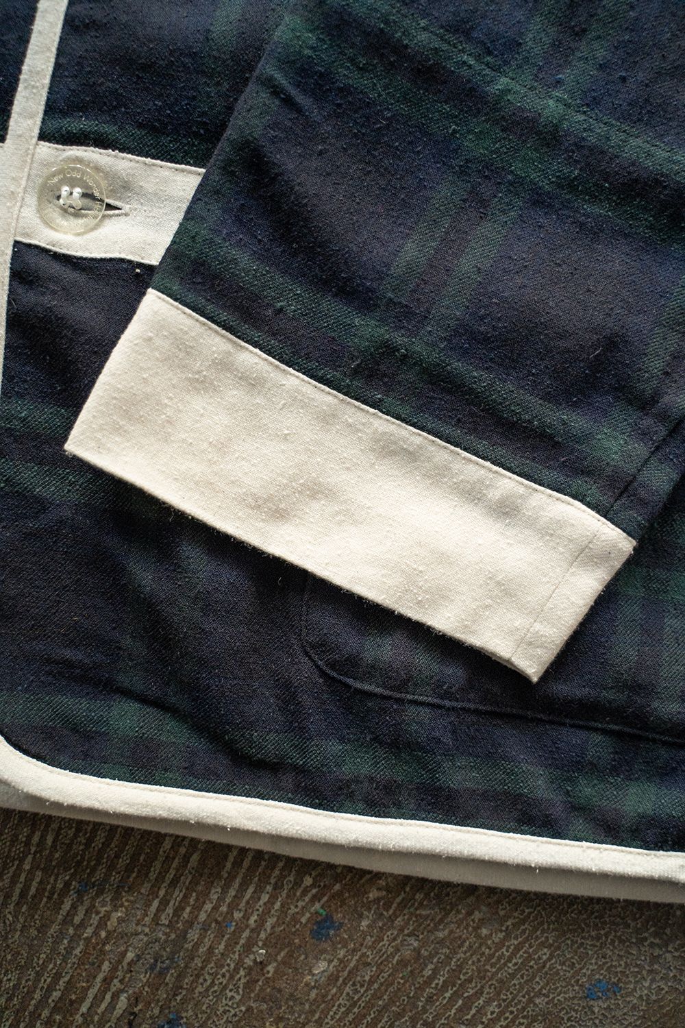 【ラスト1点】【24AW】"kung-fu"pajama【セットアップ】(GREEN×NAVY)