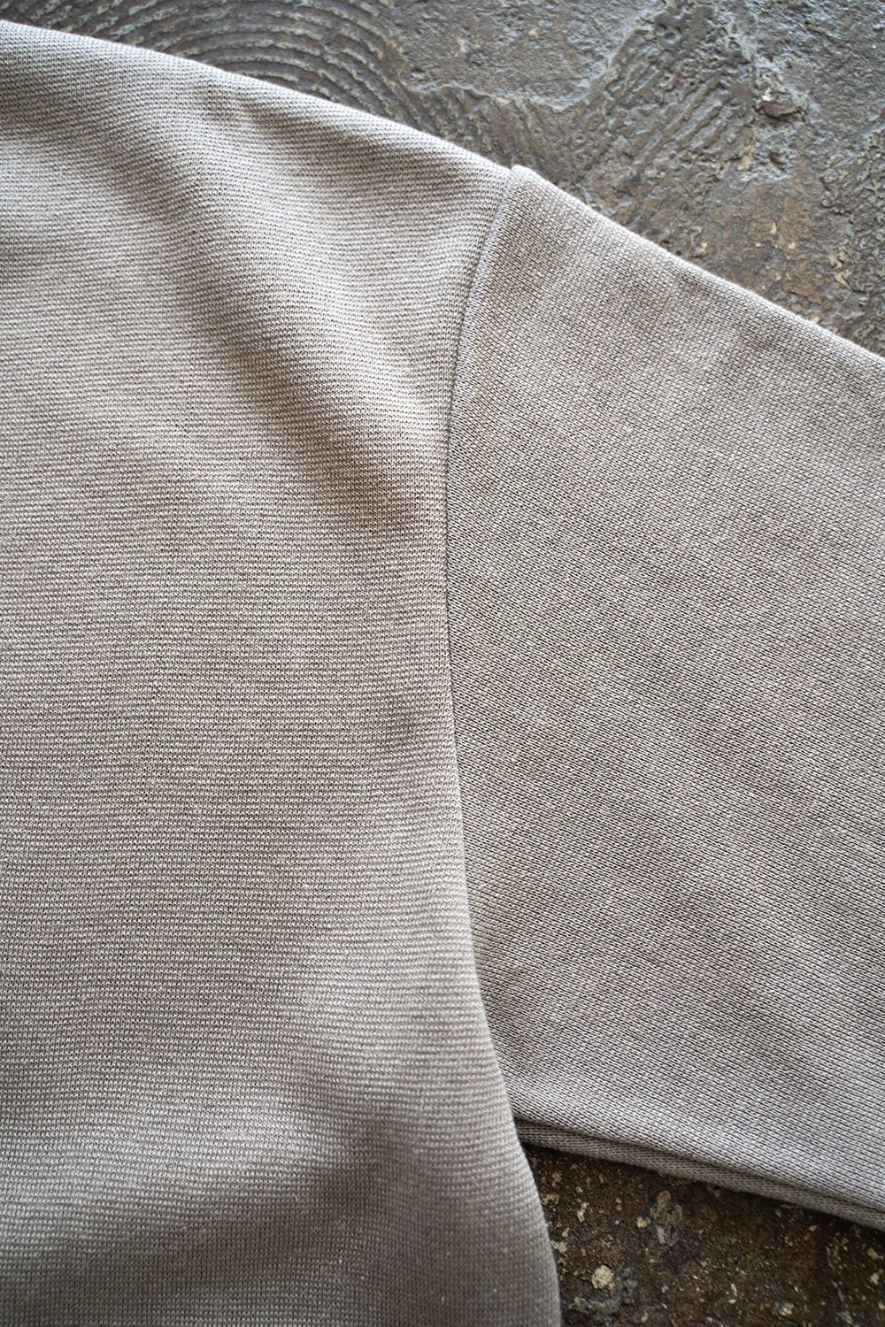 STILL BY HAND - 【22SS】コットンリネンシルク半袖ニットTee