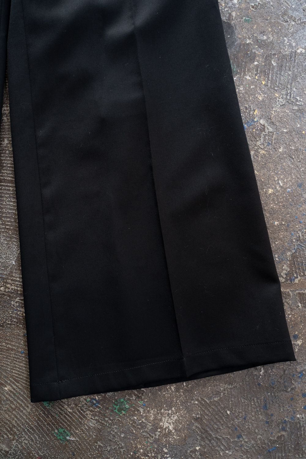 【26AW】Fluid Flare Pants/フルーイドフレアパンツ(BLACK)