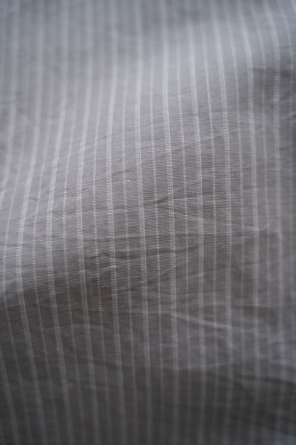 【ラスト1点】【24SS】ラミー混バンドカラープルオーバーシャツ(GRAY STRIPE)