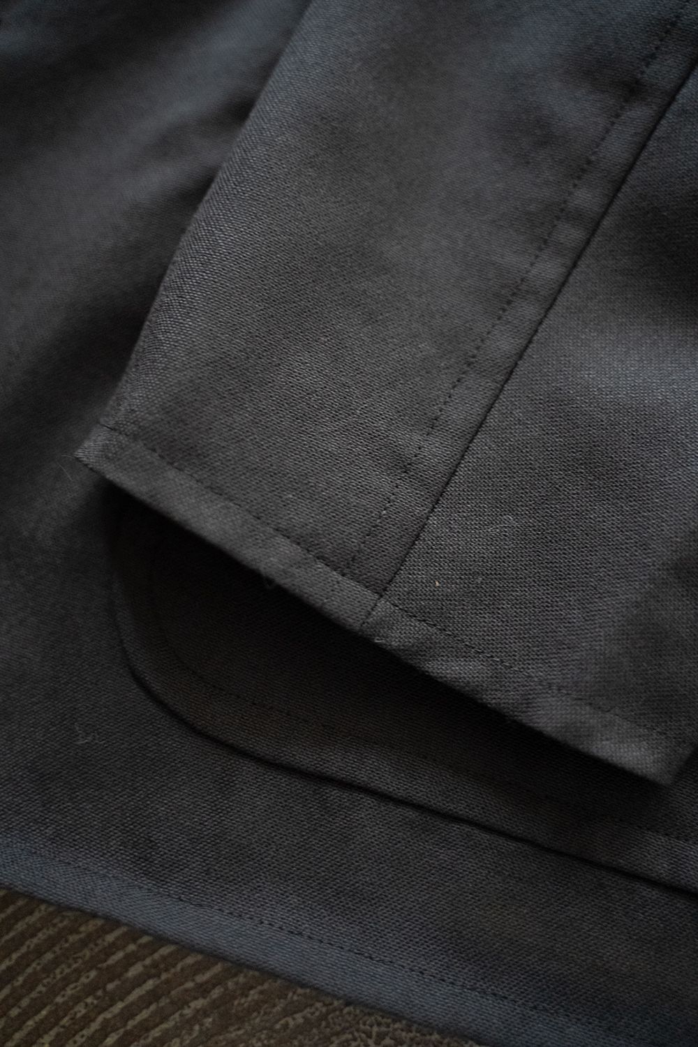 【ラスト1点】【24AW】2Bウールジャケット(INK BLACK)