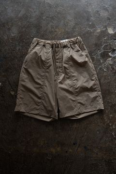 【26SS】ストレッチナイロンハーフパンツ(GREIGE)