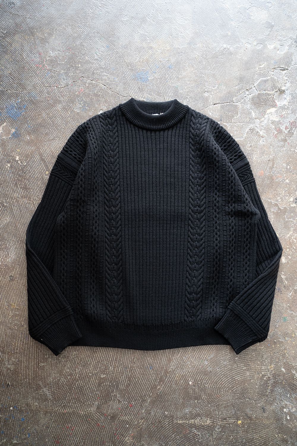 YASHIKI - 【23AW】Tofu Knit(BLACK) | Salty