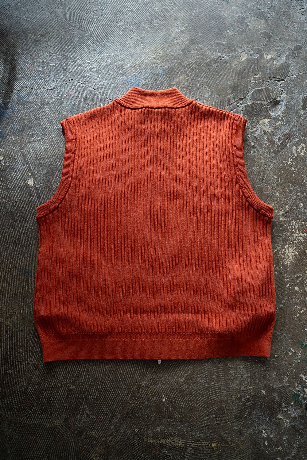 【ラスト1点】Mizore Drivers Knit Vest(ORANGE)
