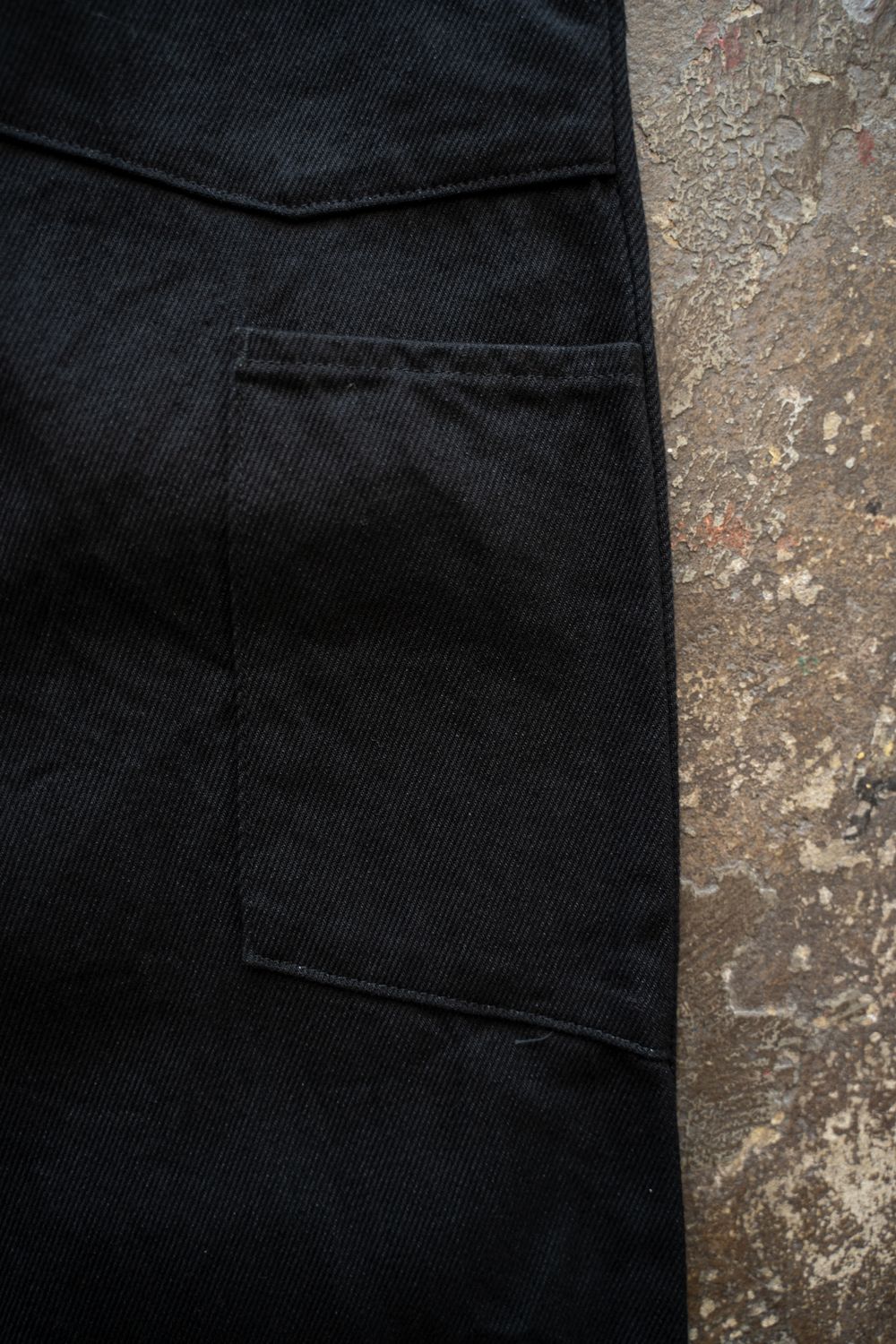 【25AW】12ozデニムワンタックパンツ(BLACK)