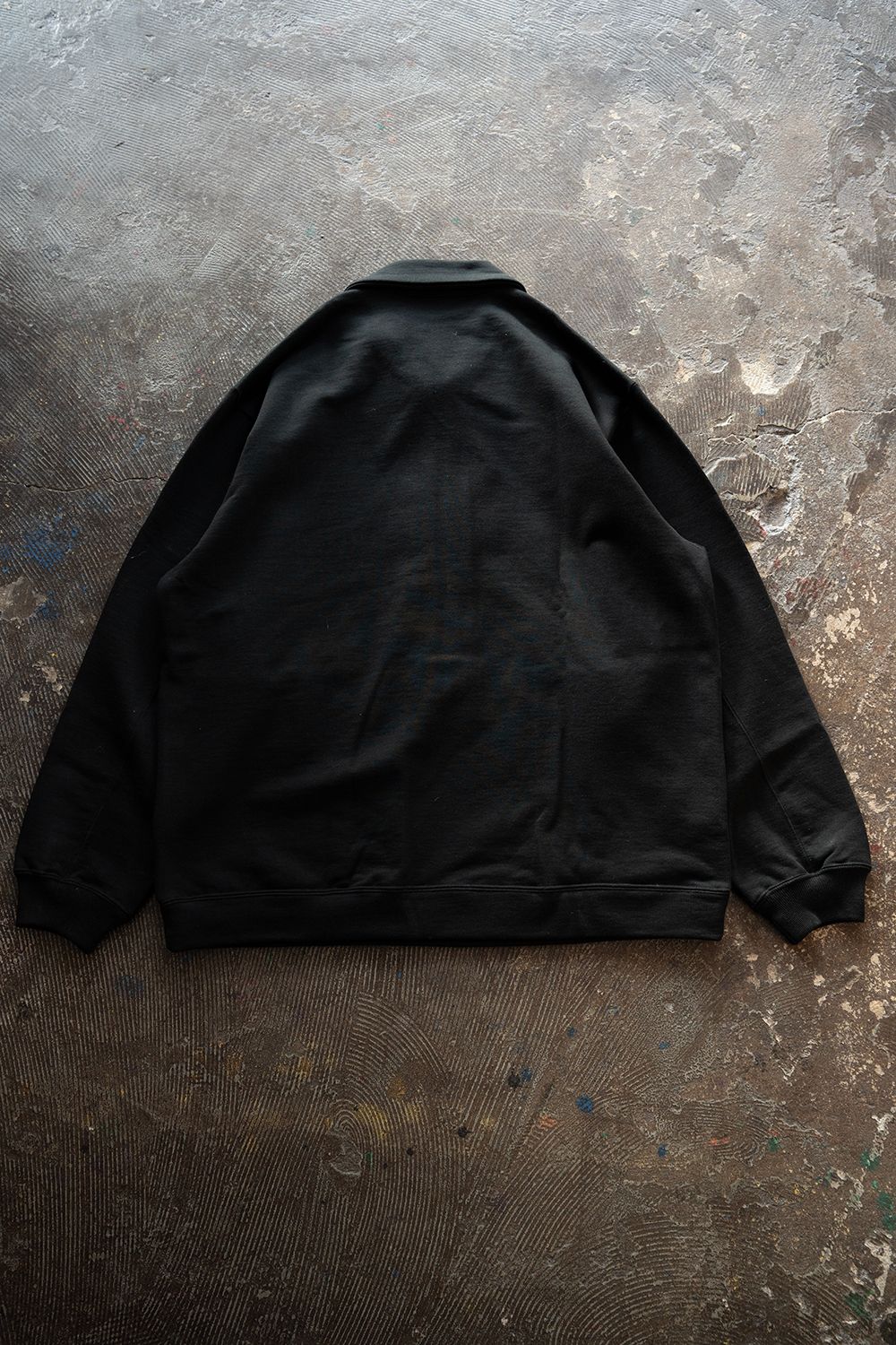 【25AW】ハーフジッププルオーバースウェット(INK BLACK)