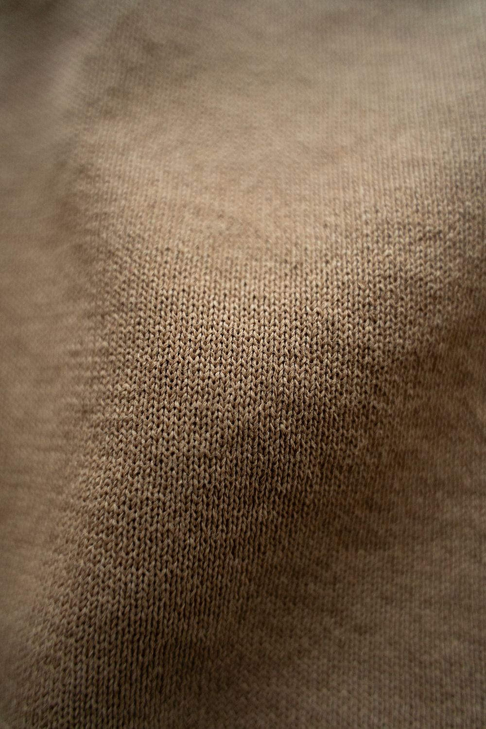 【ラスト1点】【25SS】和紙混12Gニットポロ(PALE ORANGE)