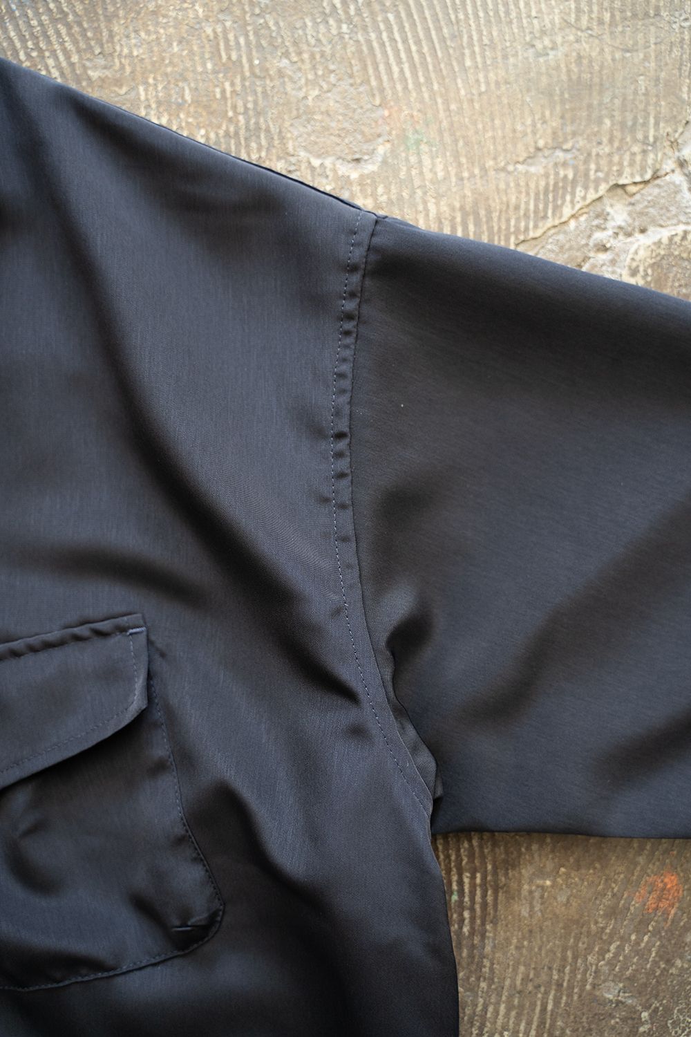 【ラスト1点】【24SS】Peached PE Fatigue H/S Shirt/ピーチ加工ファティーグハーフスリーブシャツ(NAVY)