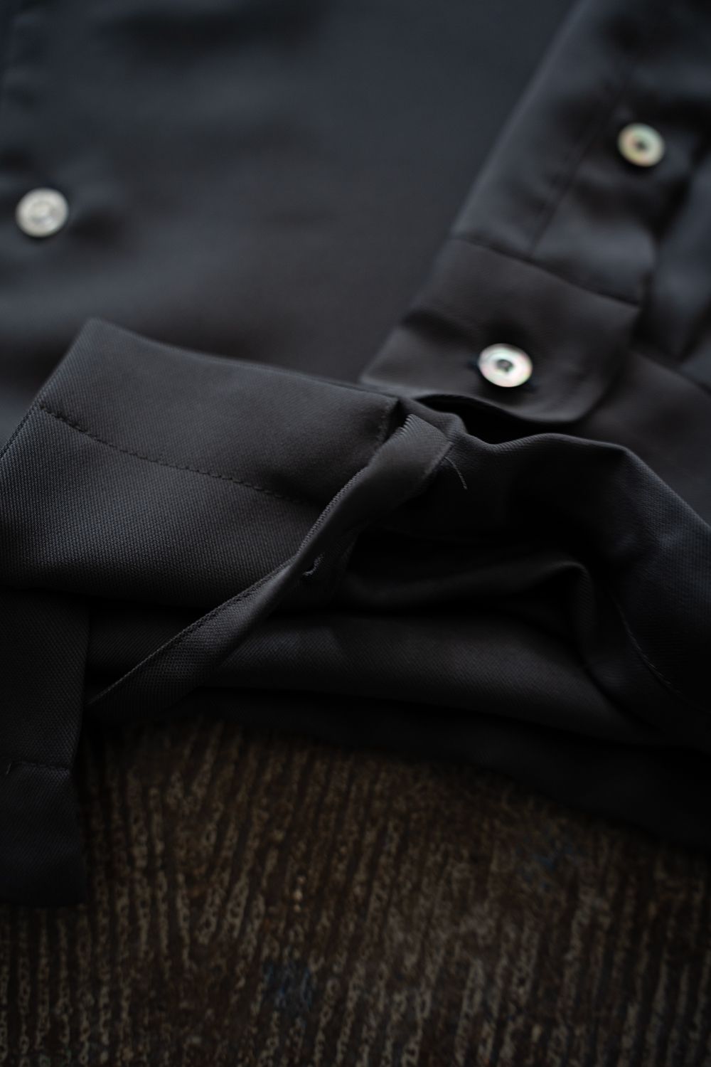 【ラスト1点】【26SS】PE Drape Fatigue Shirt/ポリエステルドレープファティーグシャツ(GRAY)