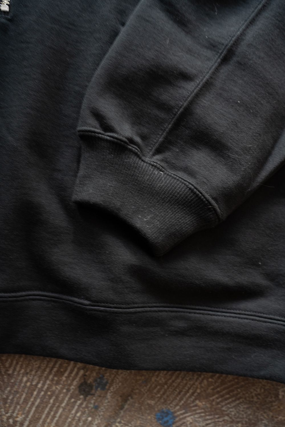 【25AW】ハーフジッププルオーバースウェット(INK BLACK)
