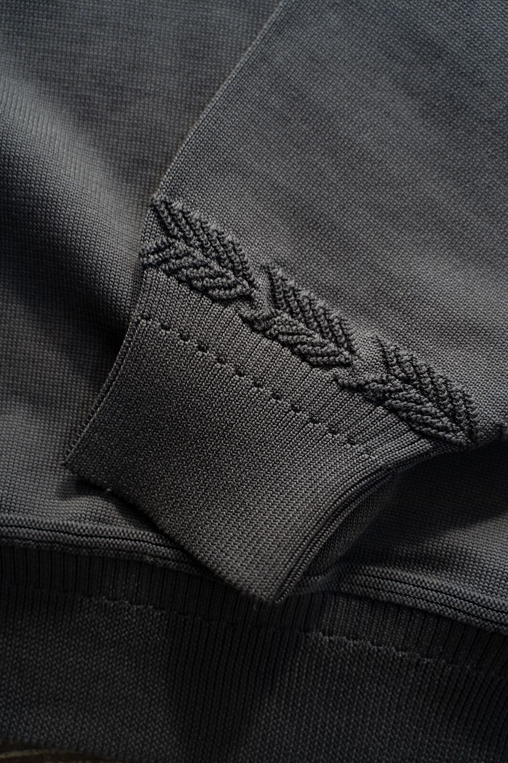 【ラスト1点】Yonaga Knit Polo(OFF BLACK)