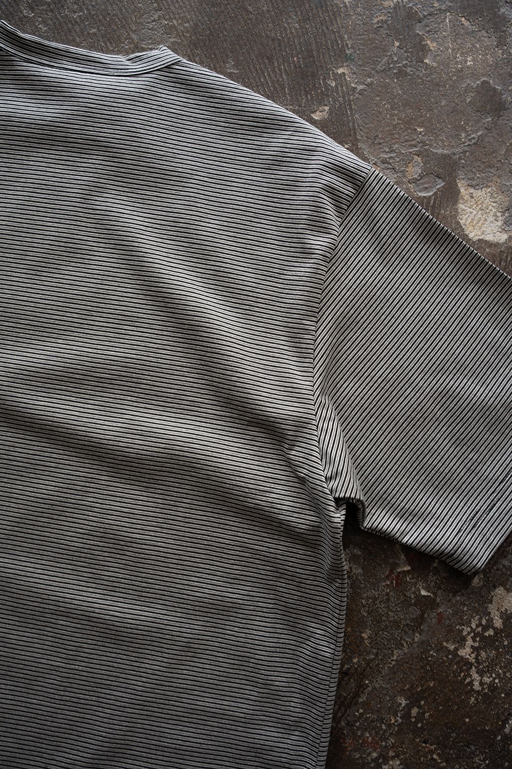 【26SS】ボーダーTシャツ(GREY×BLACK)