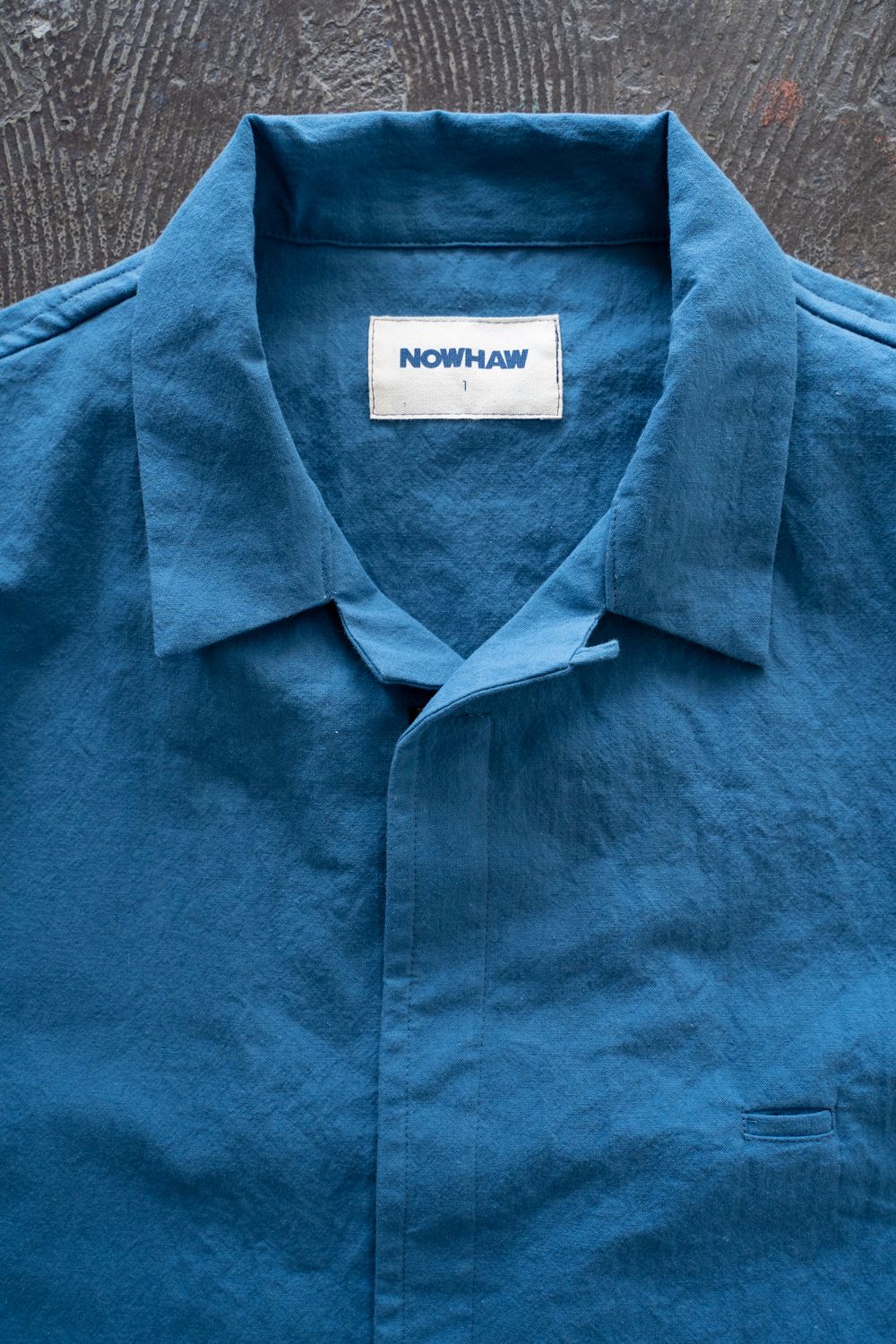 【26SS】"joint(short)"pajama【オールインワン】(washed light cotton BLUE)