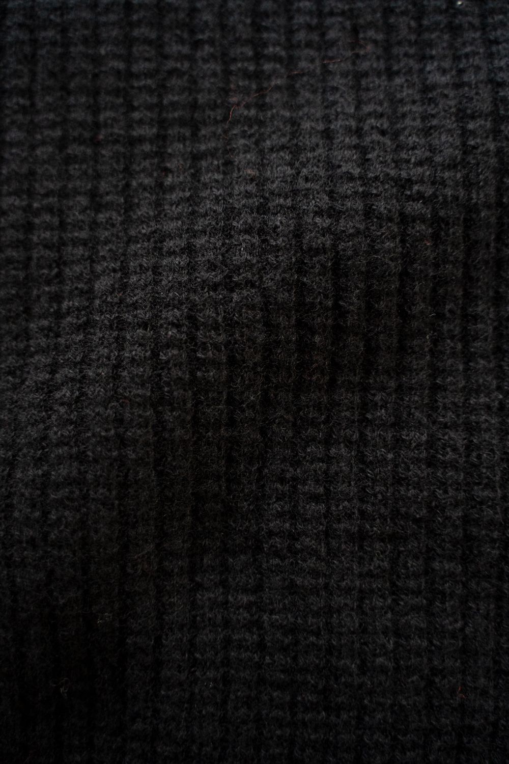 【ラスト1点】【25AW】ウール×シルクハイネックニット(BLACK)