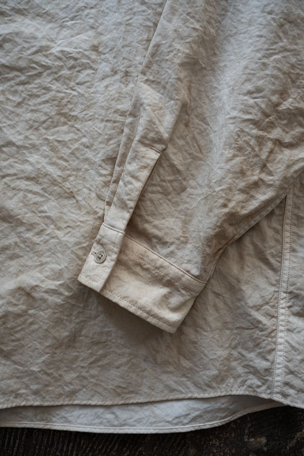 【ラスト1点】【26SS】Aurora Dyed Nylon Shirt(BEIGE)