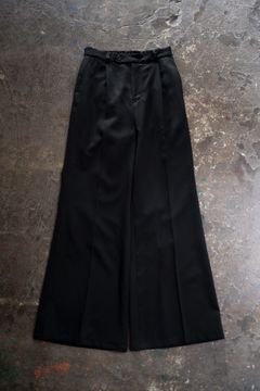 【26AW】Fluid Flare Pants/フルーイドフレアパンツ(BLACK)