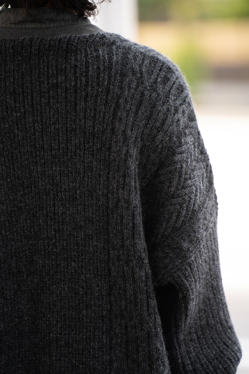 【25AW】Sekkei Mohair Cardigan(BLACK)