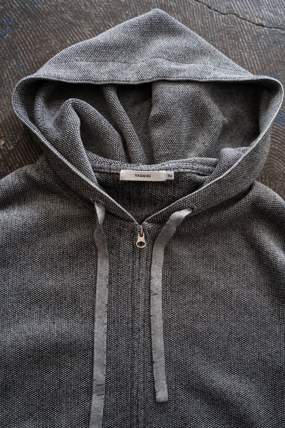【26SS】Senshun Zip Hoodie(MIX GRAY)