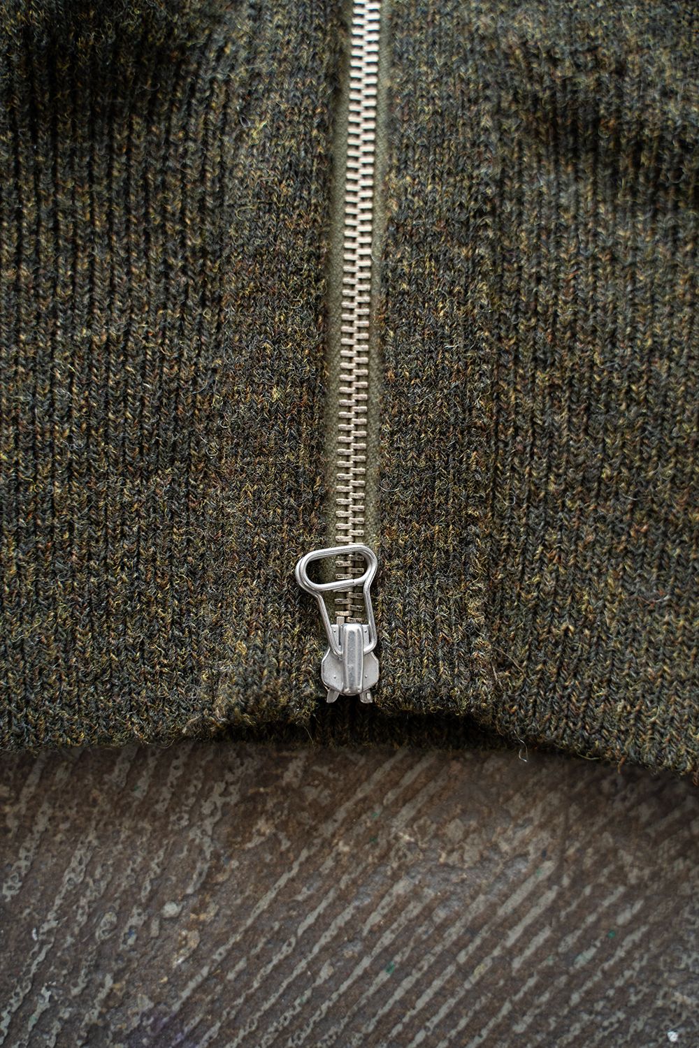 【ラスト1点】Hard twisted Shetlandwool type C-2(KHAKI MIX)