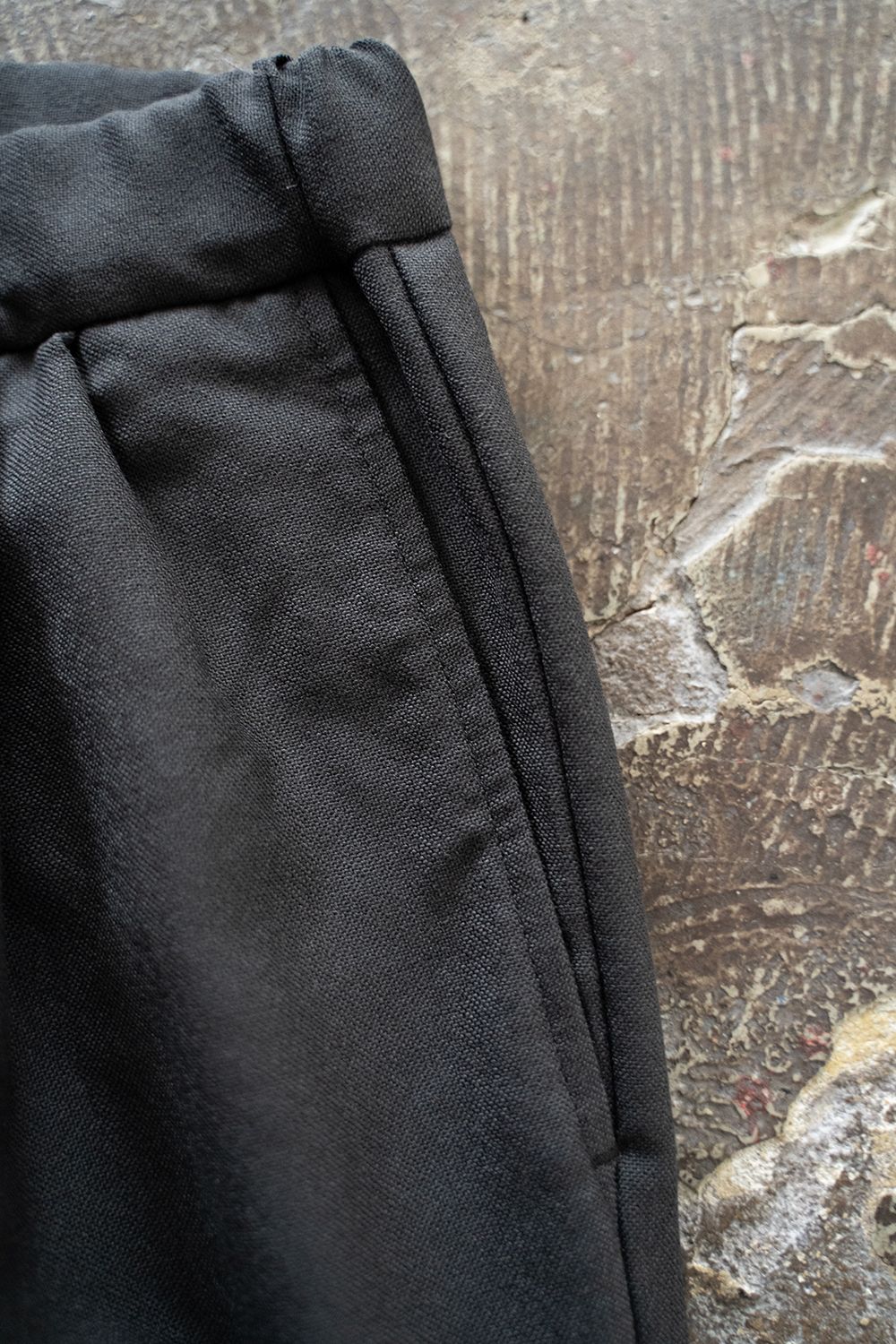 【ラスト1点】【24AW】ウール4タックイージーパンツ(INK BLACK)