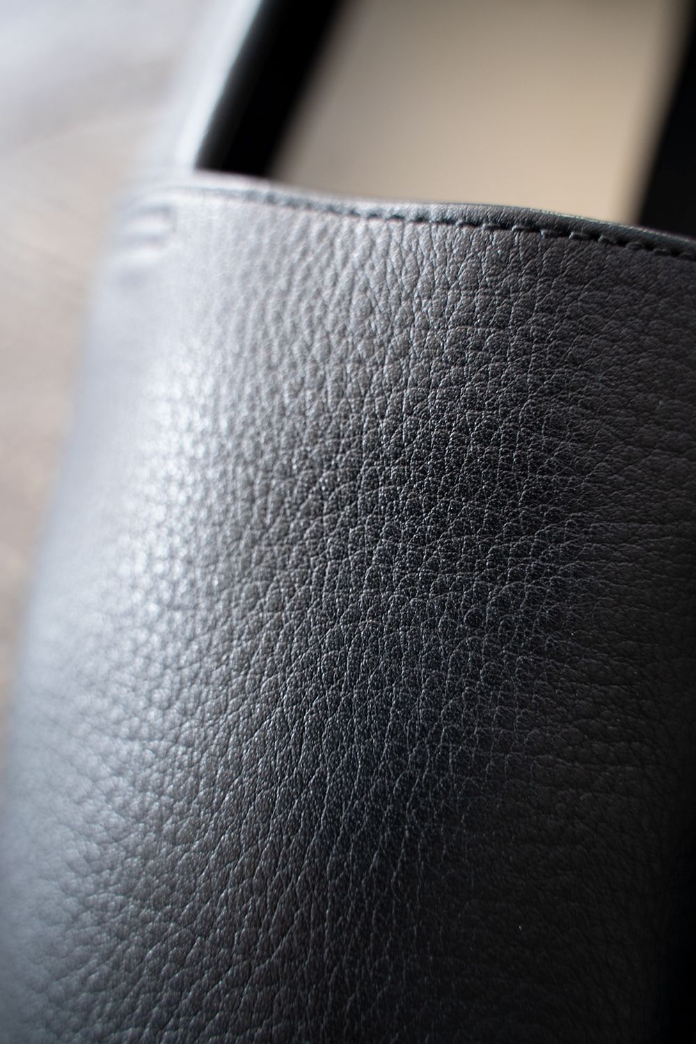 【ラスト1点】【22SS】ノンクロムレザースリッポン(BLACK)