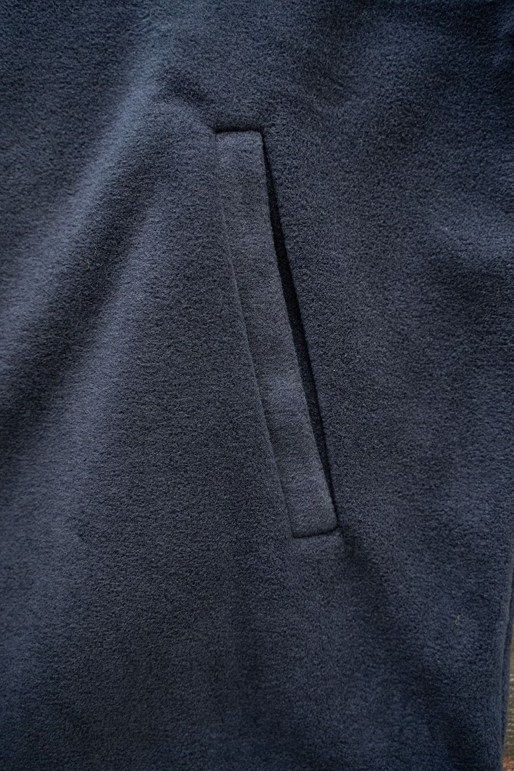 【ラスト1点】【23AW】Half Zip Layered Pull Over/ハーフジップレイヤードプルオーバー(RICH NAVY)