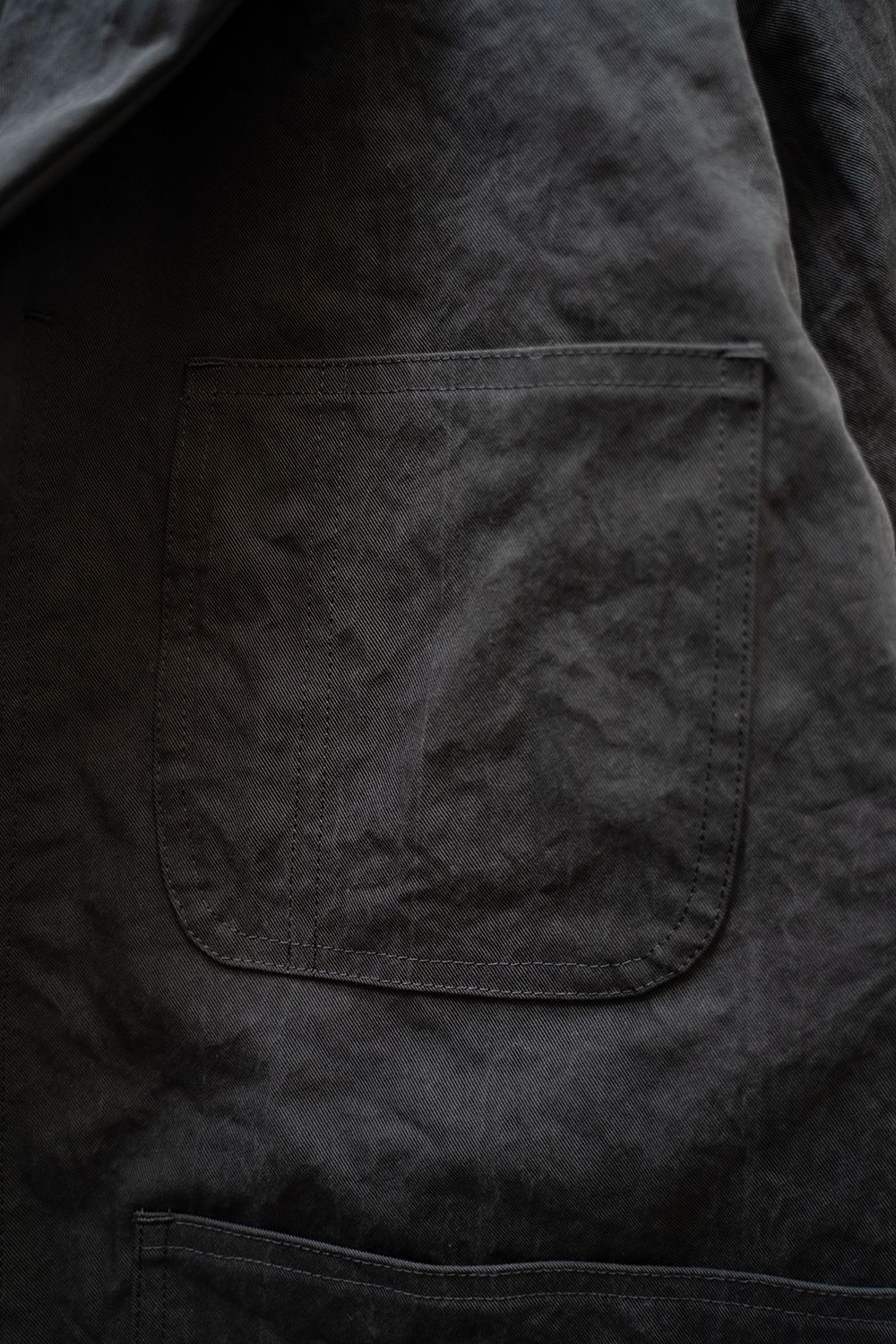 【ラスト1点】【24AW】Nylon Coverall Jacket(BLACK)