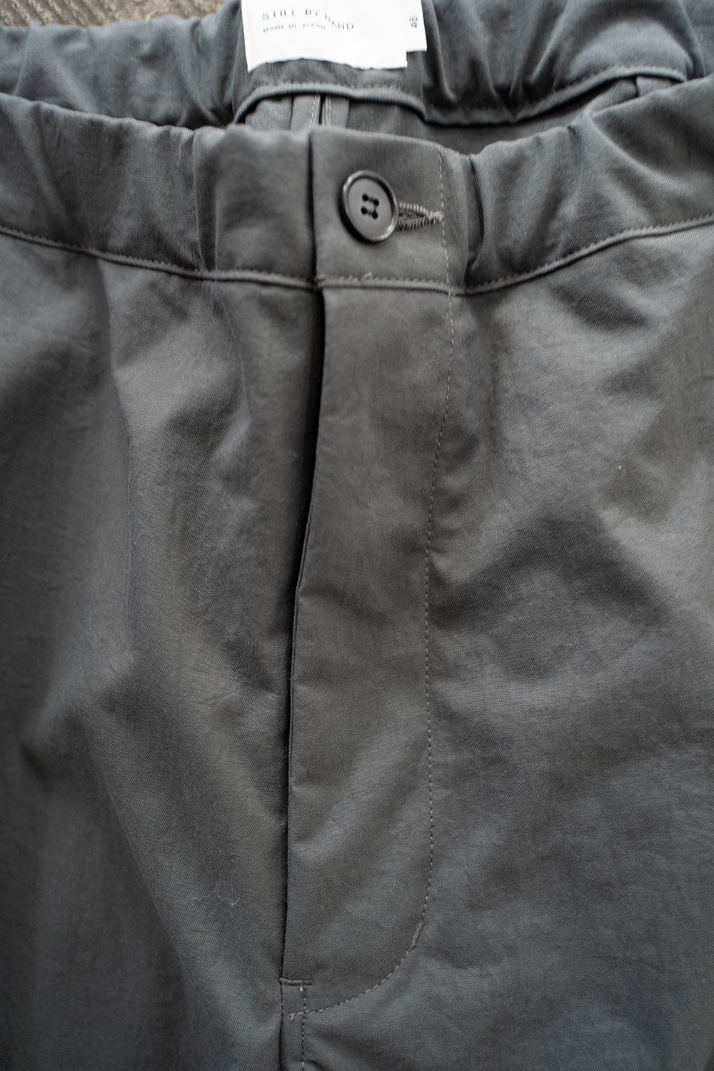 【ラスト1点】【24SS】ディープタックナイロンイージーパンツ(SLATE GRAY)