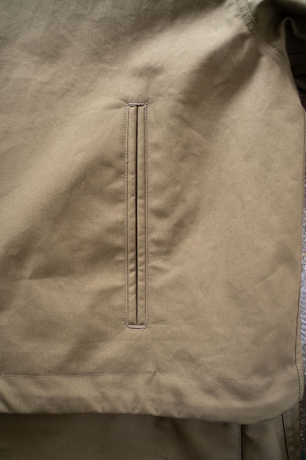【ラスト1点】【25AW】Cotton Typewriter 2WAY Coat/コットンタイプライター2WAYコート(KHAKI BEIGE)