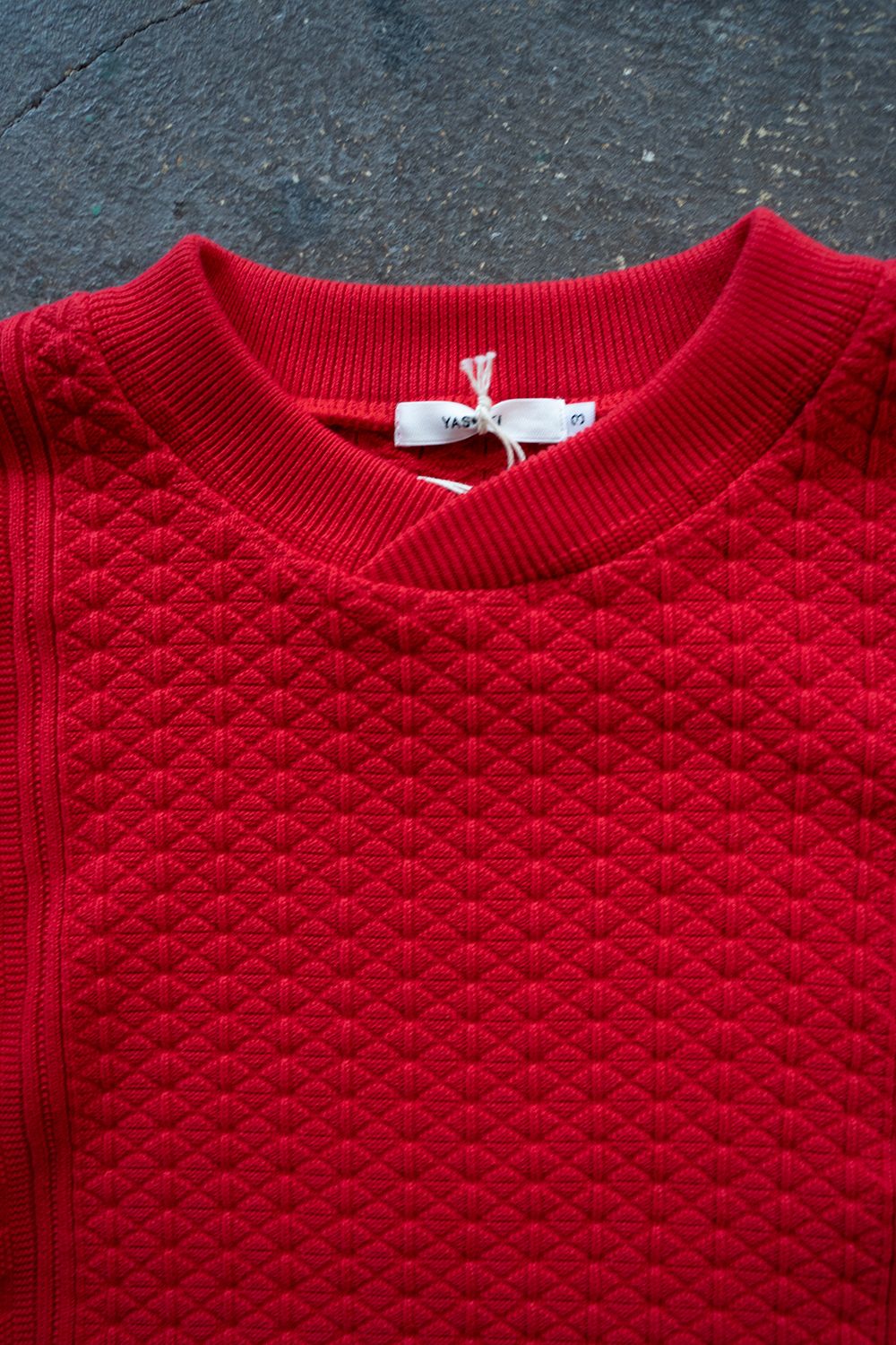 YASHIKI - 【24SS】Haruno Knit(RED) | Salty YASHIKI - 【24SS】Haruno Knit(RED) | Salty