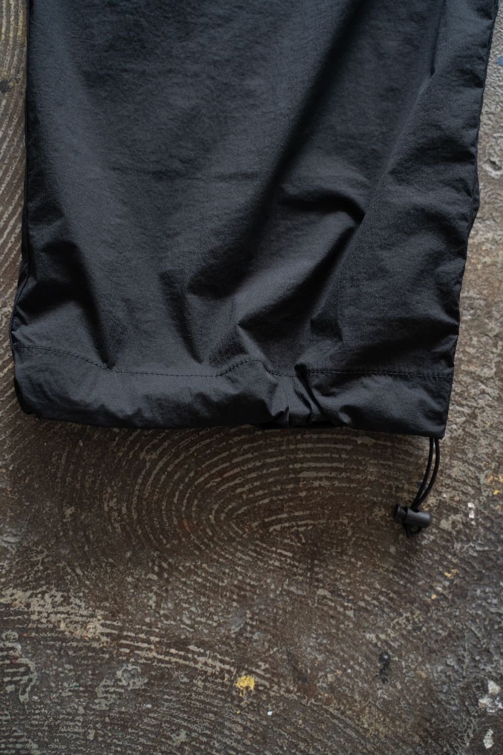 【ラスト1点】【25SS】ストレッチナイロンイージーパンツ(BLACK)
