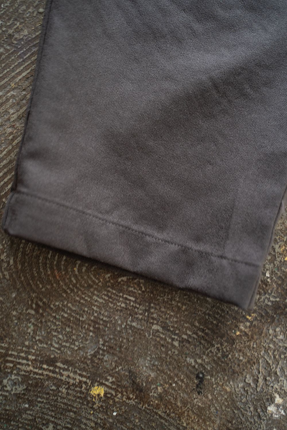 【ラスト1点】【24AW】ウール4タックイージーパンツ(DUSTY BROWN)