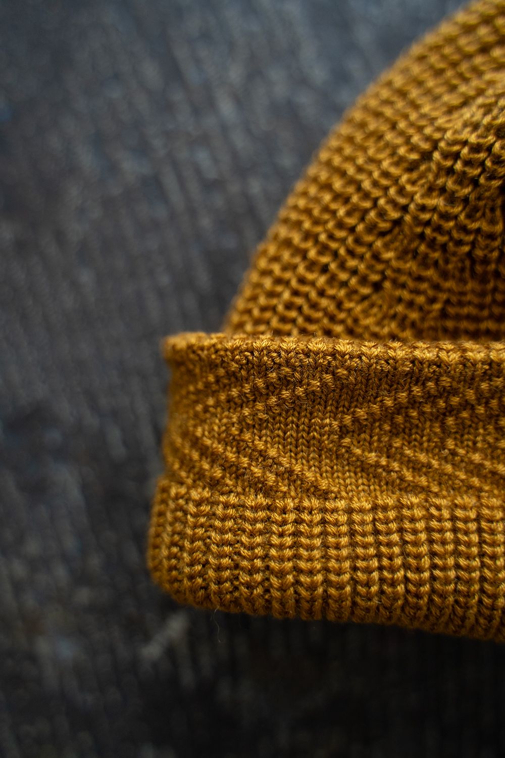【23AW】Yagasuri Knit Cap(MUSTARD)