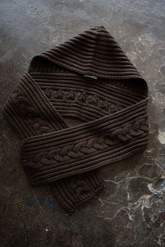 【26AW】Kanya Hooded Scarf(BROWN)