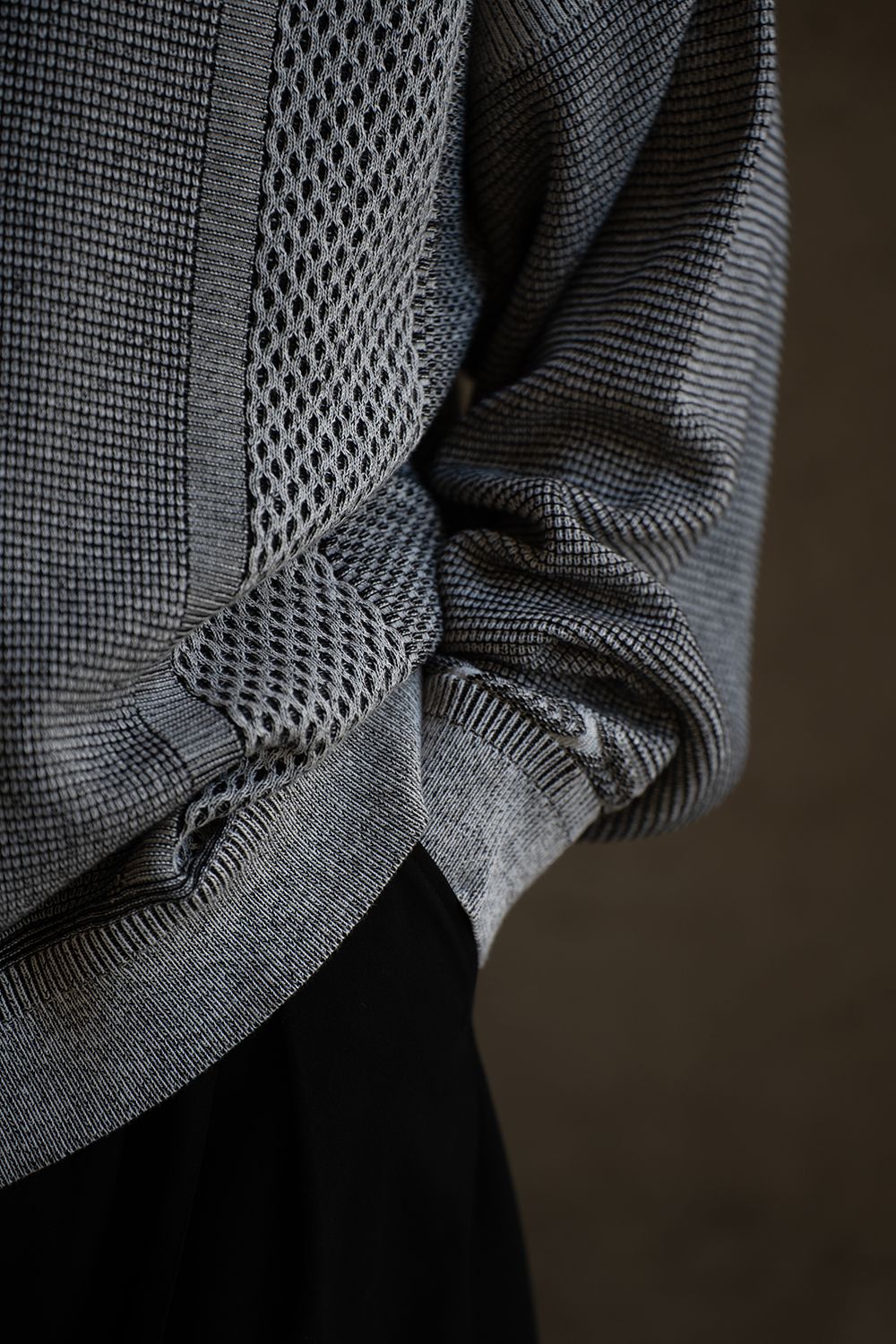 【26AW】Karita Half Zip Knit(MIX GRAY)