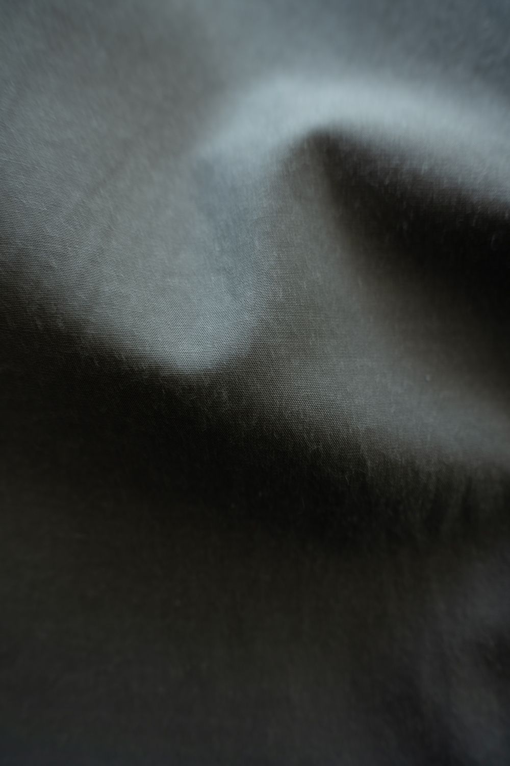 【26SS】キュプラ×コットンプルオーバーシャツ(BLUE GREY)