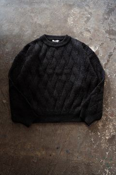 【26AW】Ochiba Mohair Knit(BLACK)