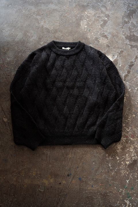 【26AW】Ochiba Mohair Knit(BLACK)