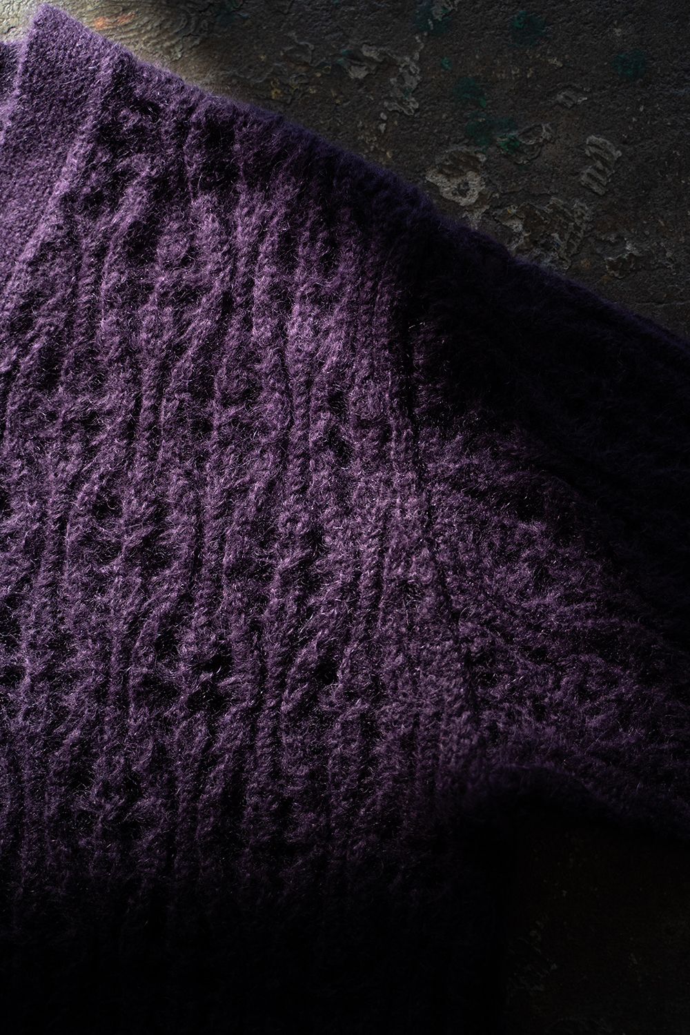 【ラスト1点】【24AW】Melt Cardigan/メルトカーディガン(PURPLE)