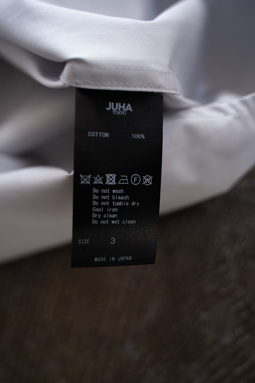 juha - 【ラスト1点】【23AW】Soft Broad Shirt/ソフトブロードシャツ