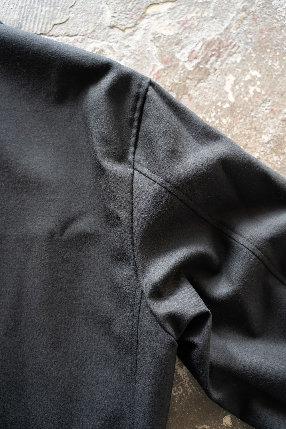 【ラスト1点】【22AW】ウールタッサージャケット(INK BLACK)