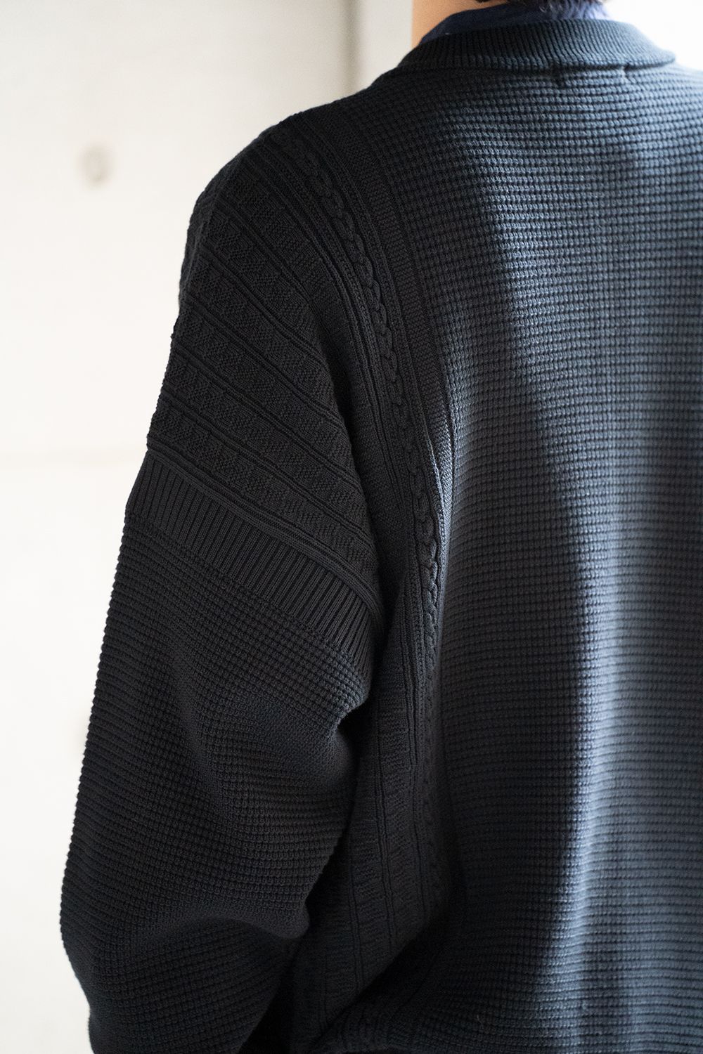 【ラスト1点】【22AW】Yukisora Cardigan(BLACK) - 0