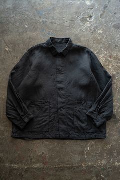 和紙大麻ジャケット(墨黒)