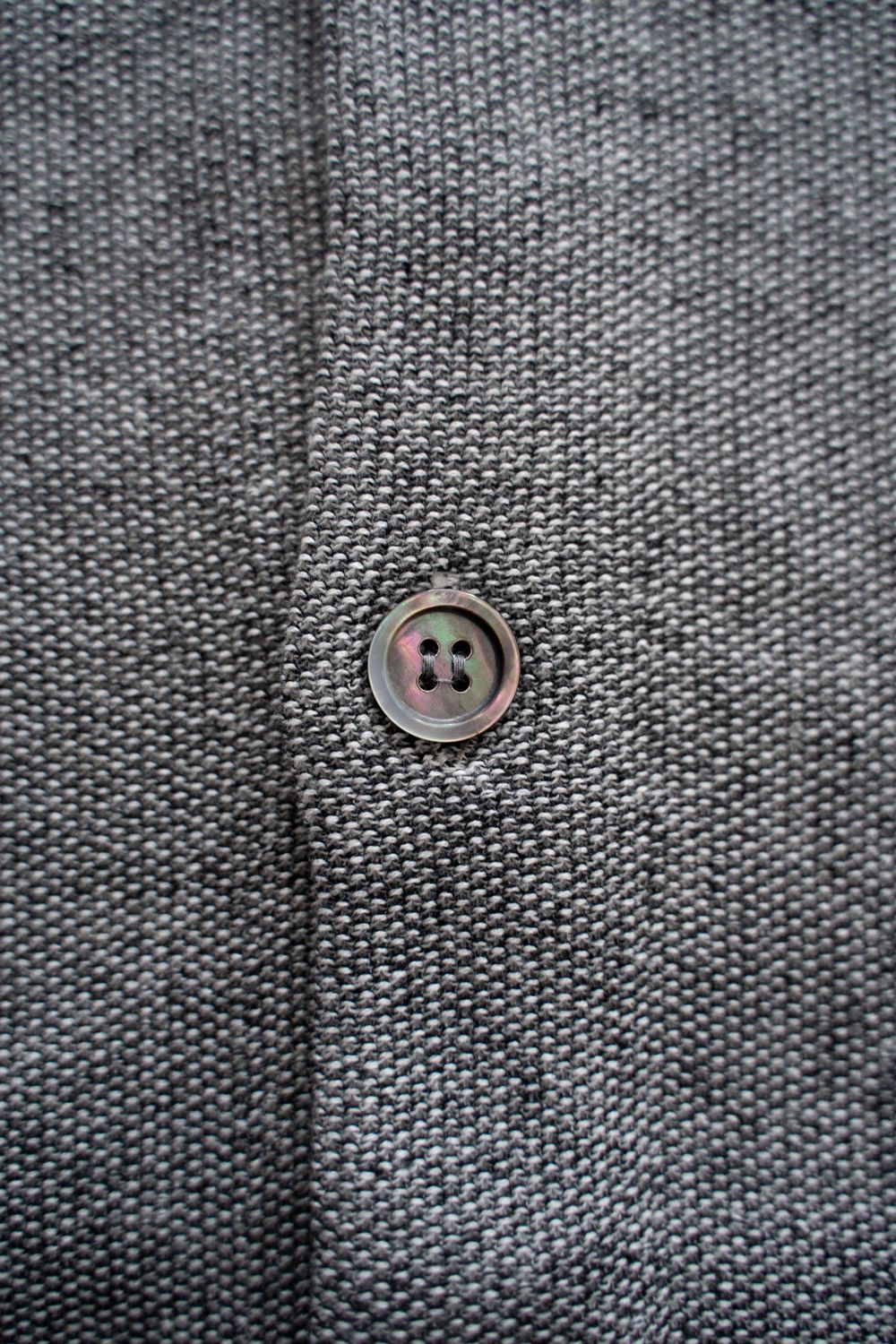 【26SS】Kokuu Collar Cardigan(MIX GRAY)