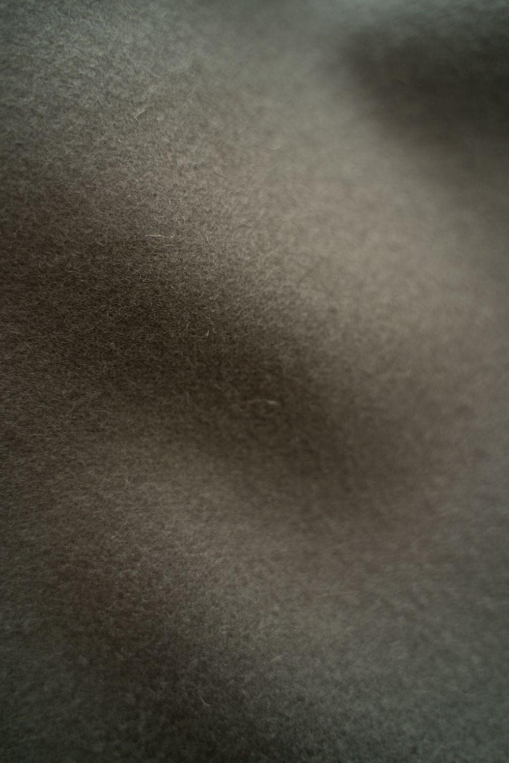 【25AW】Super110'Sメルトンステンカラーハーフコート(SAGE)